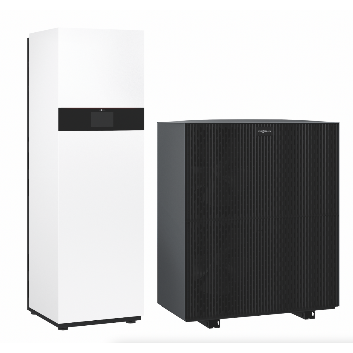 Šilumos siurblys oras - vanduo Viessman ONE BASE Vitocal 250-A Compact A13 400V V109 (su integruotu 190l boileriu, su buferine talpa) 13,4 kW 400/400V su 8 kW tenu (monoblokas) Z032505
